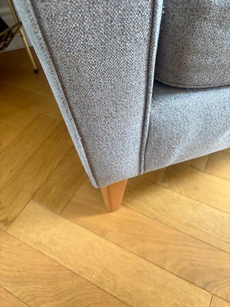 Grey arm chair 
