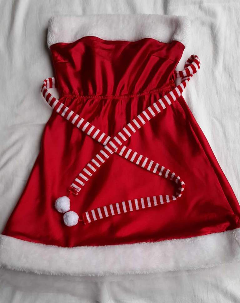 image for Size 8 Mrs Santa Claus mini dress