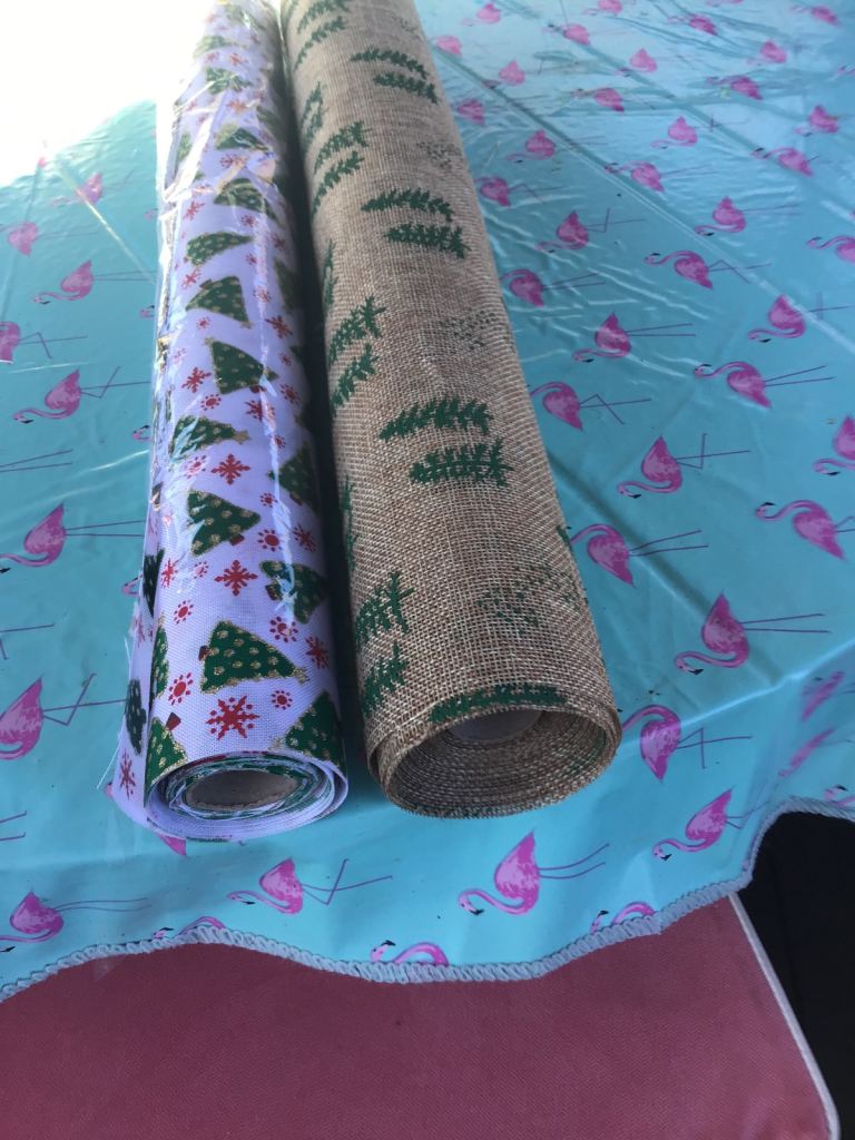Christmas Themed Fabric Rolls – New, Multicoloured