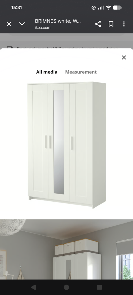 PENDING COLLECTION Free IKEA wardrobe 