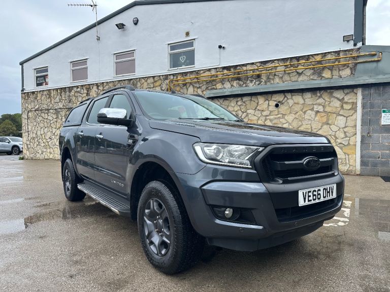2017 FORD RANGER LIMITED 2.2 DIESEL 6 SPEED MANUAL FSH MOT APRIL 27 NO VAT