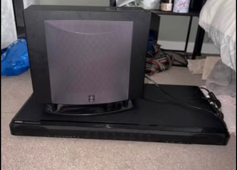 sound bar and subwoofer pair 