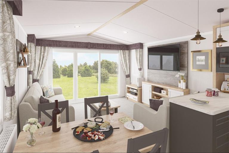 The Swift Bordeaux in Peebles, Scottish Borders  - Lodge / Caravan 