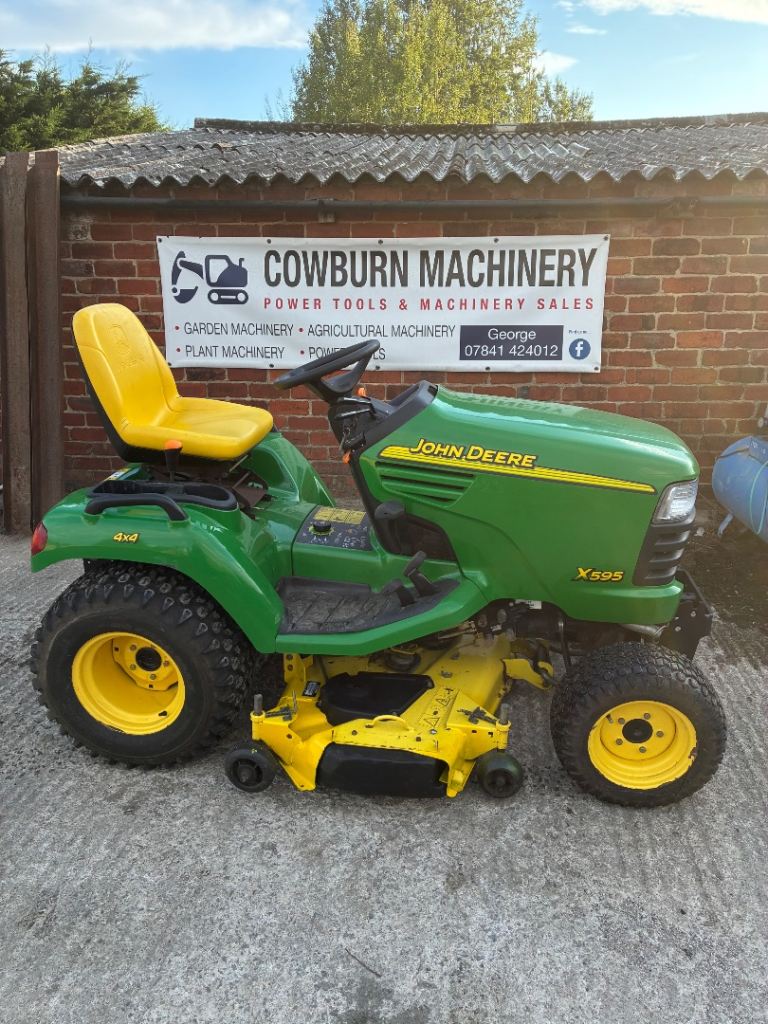 John Deere X595 Diesel 4x4 Ride On Mower 390 Hours £4995 + Vat