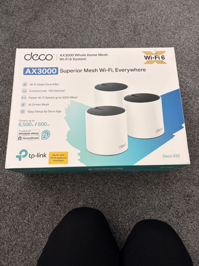 TP-Link Deco X55 AX3000 Whole Home Mesh Wi-Fi 6 System
