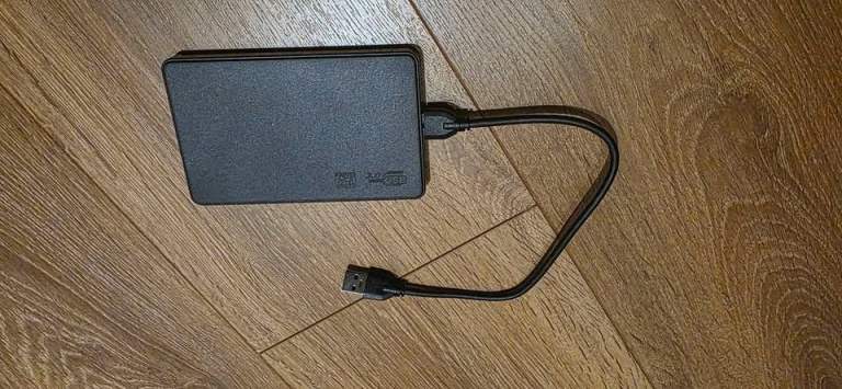 External 500gb hard drive storage with usb cable