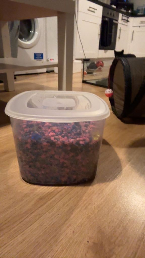 Big tub of gravel 