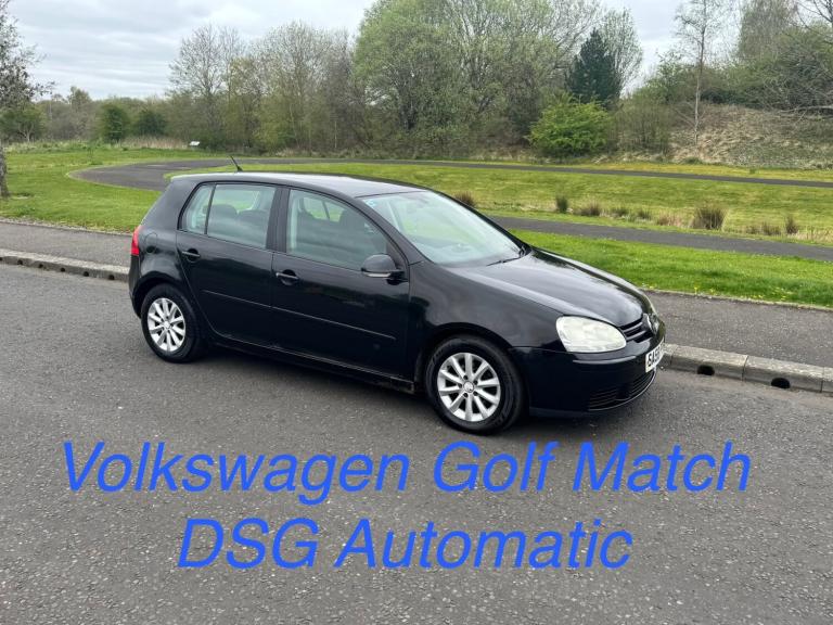 2008 Volkswagen Golf 1.9 Match TDI 5dr DSG HATCHBACK Diesel Automatic