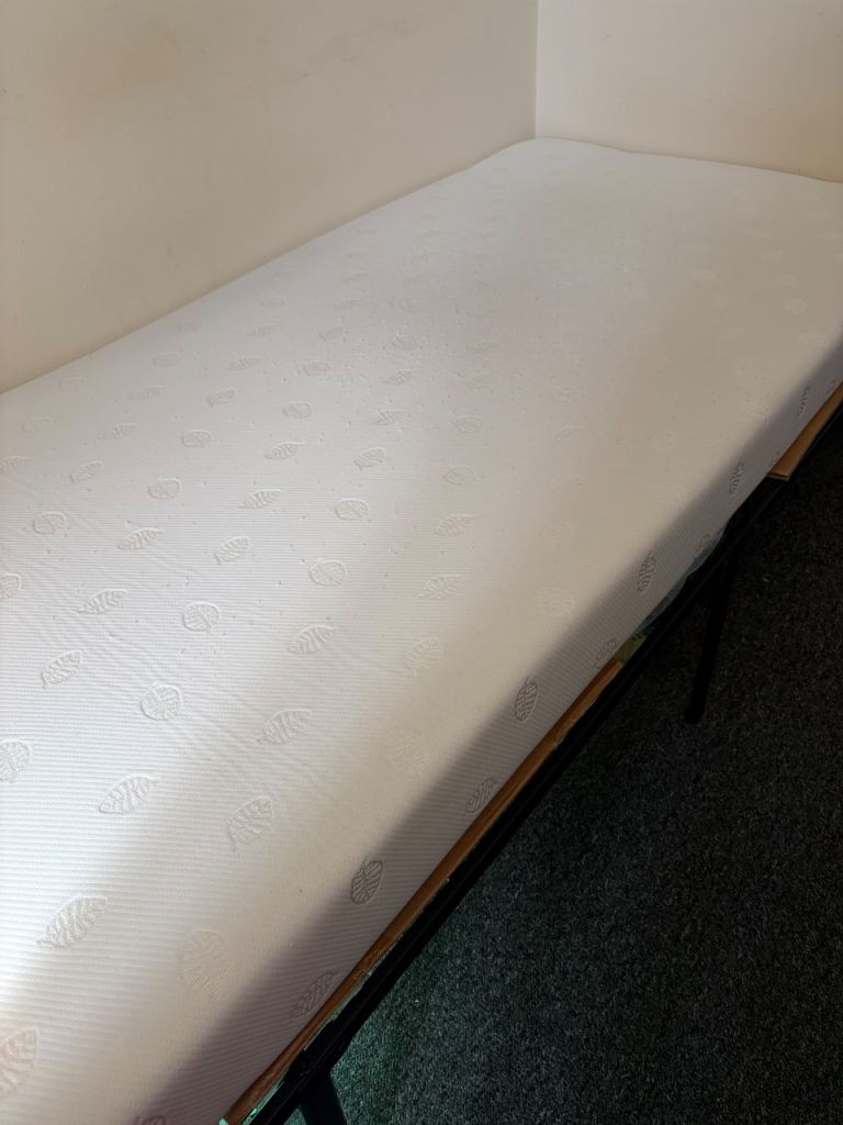 Clean Single Mattress - White, Good Condition