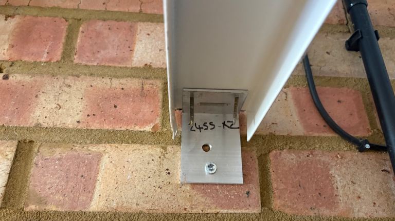 Overhead wall mounted storage struts 