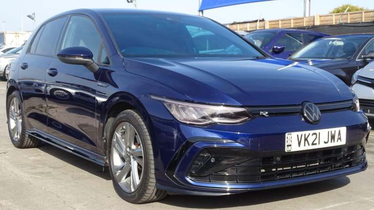 VOLKSWAGEN GOLF 1.5 eTSI MHEV R-Line Blue Auto Petrol Hybrid 2021