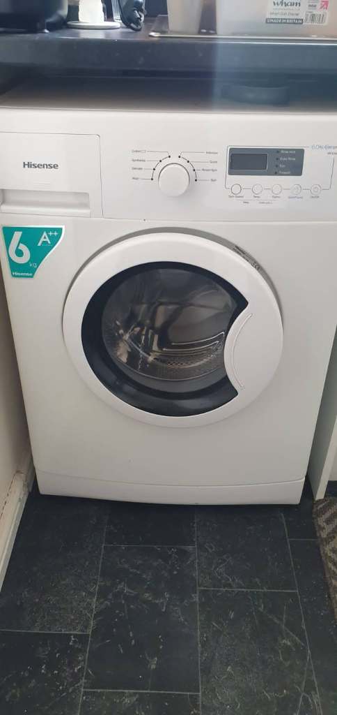 Hisense Washing Machine - White, Good Condition