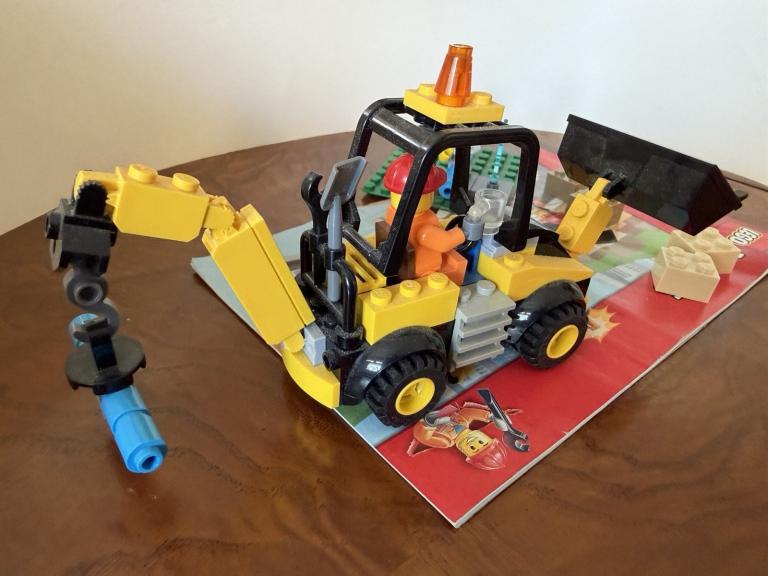 Lego Digger and cop & robber