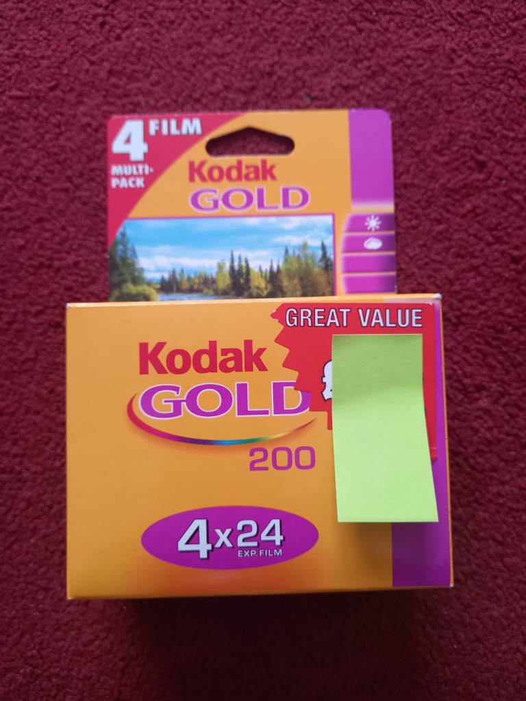Camera films 35mm 4x24 exp