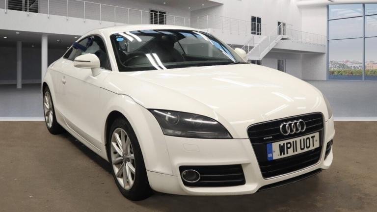 2011 Audi TT 2011 2.0 TDI Quattro Sport 2dr [2011] WHITE HALF LEATHER SERVICE HISTORY COUPE Diese...