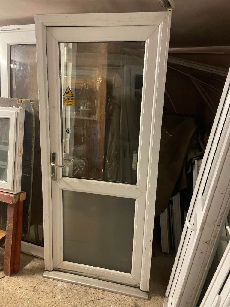 210 x 82 cm - MODERN ALUMINIUM DOUBLE GLAZED DOOR (REF: DX208)