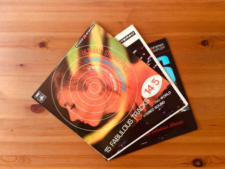 VINYL 12 INCH RECORDS - STEREO SOUND SAMPLER LPS - BUNDLE OF 3 - GOOD CONDITION