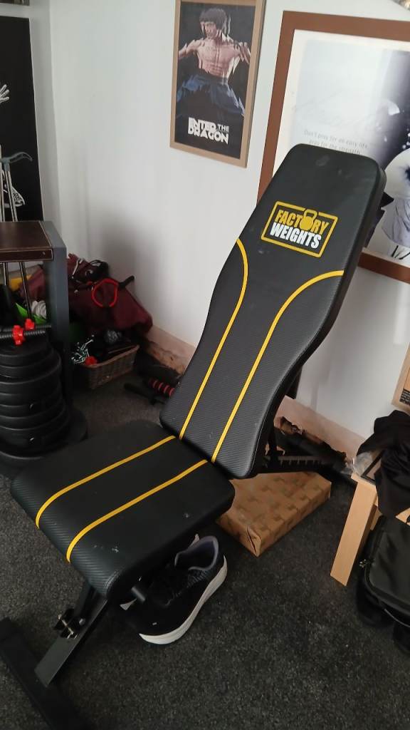 Tricep bar ezbar bench weights