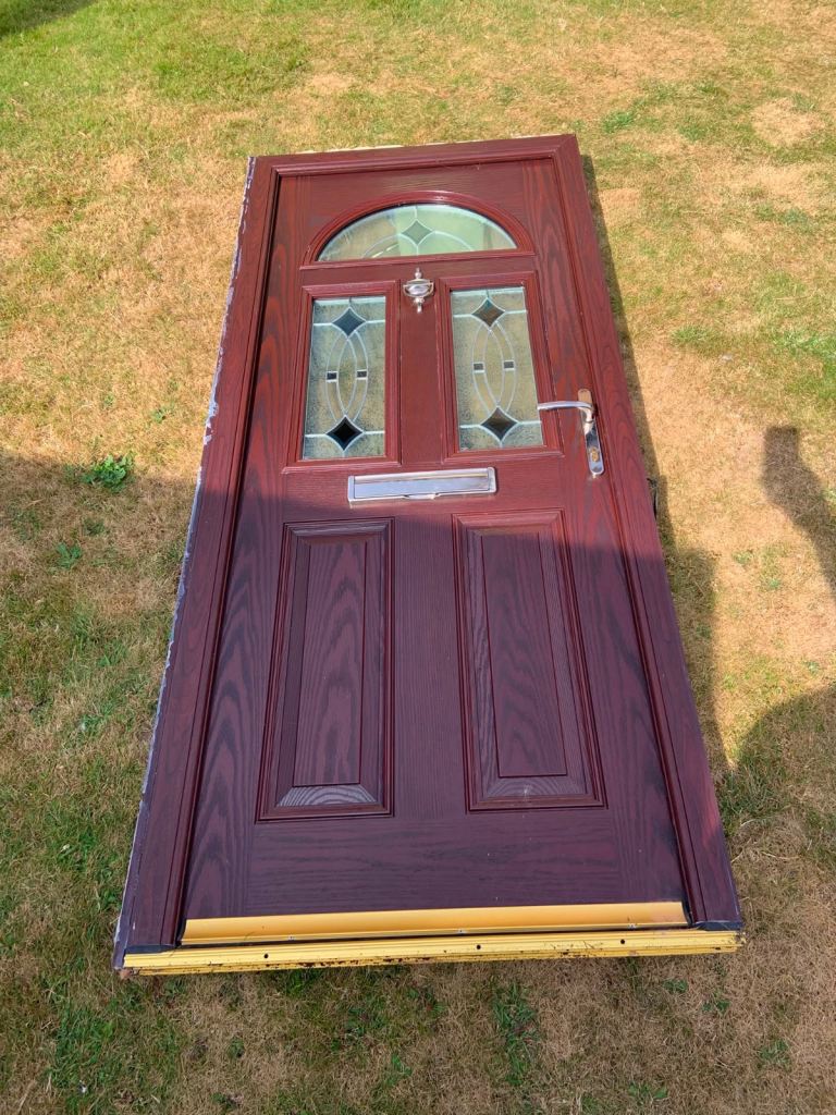 Brown Composite Front Door