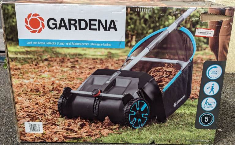 Gardena Push Lawn Sweeper.
