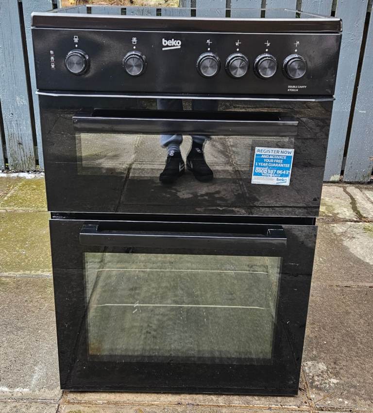 60cm Beko black Electric Cooker 
