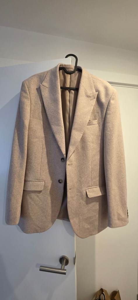 Men's Beige Blazer/Jacket – Good Condition