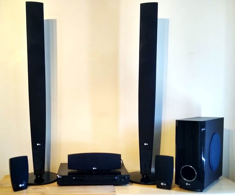 LG HT503PH Surround Sound System, LG Home Cinema System, DVD, Strereo Speaker System