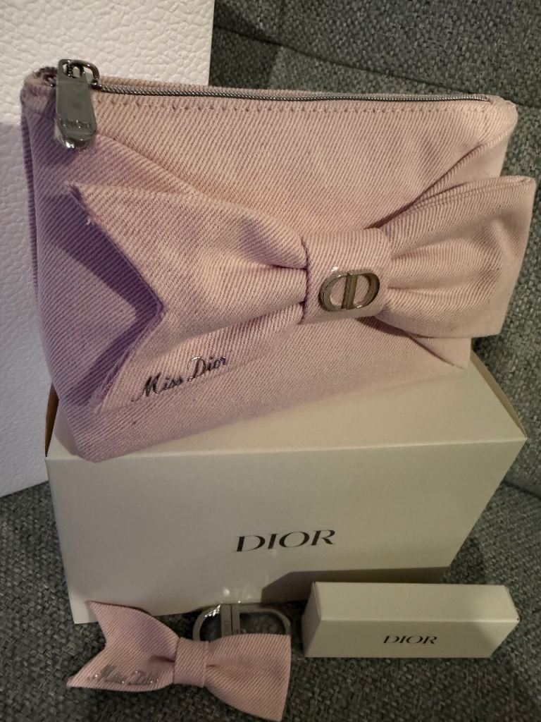 Dior makeup bag