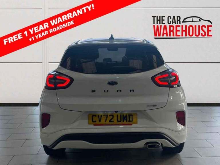 2022 Ford Puma 1.0 EcoBoost Hybrid mHEV ST-Line 5dr Manual Hatchback Petrol Manual