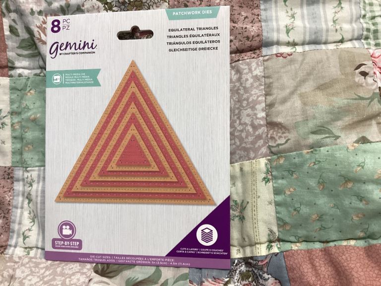 Crafter’s Companion “gemini” Patchwork Dies - 8 Piece Equilateral Triangles Set