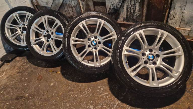 BMW MSPORT ORIGINAL ALLOY WHEELS FIT 3 SERIES 4 SERIES 5 SERIES 