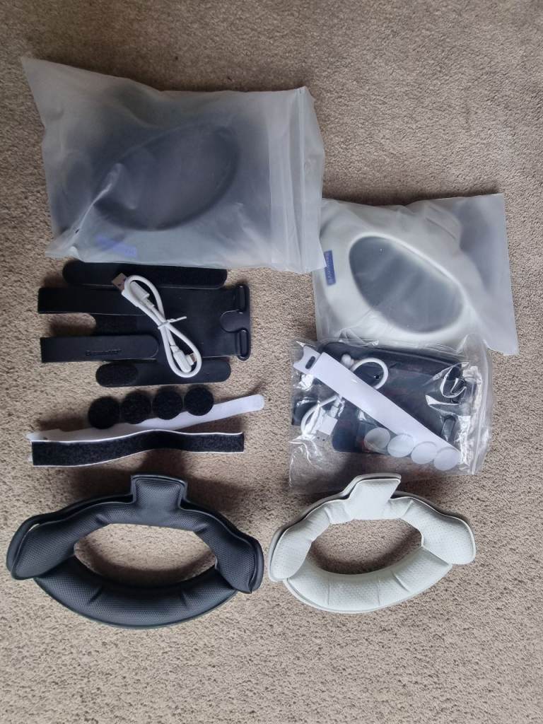 BeswinVr 3 in 1 Padding Kits for Quest Basic Strap and Halo Strap