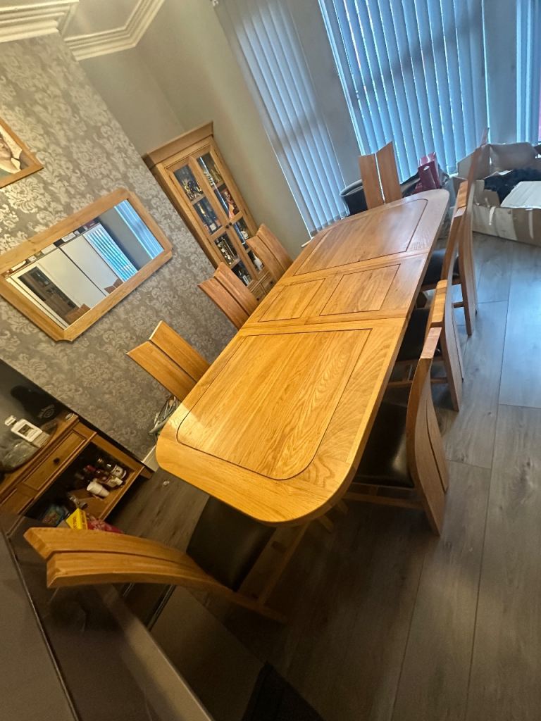 Oak Furniture Land Table & Chairs