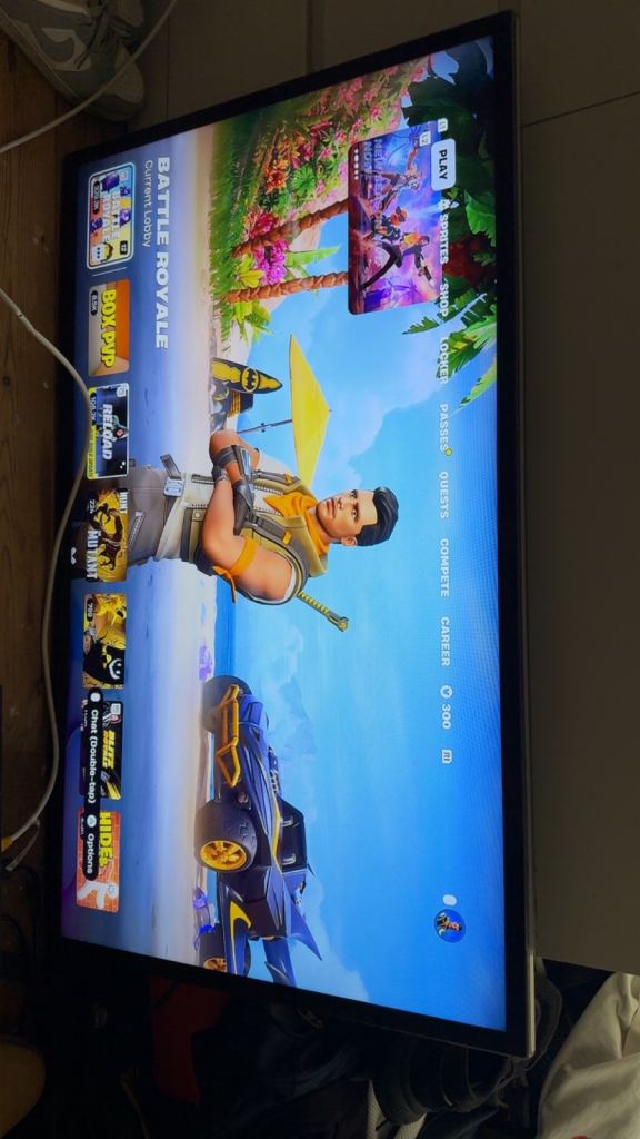 Flat Screen TV – Good Condition, Black
