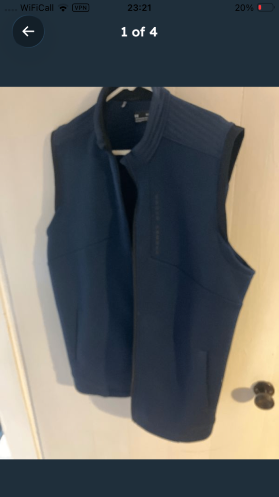 Under armour gilet vest 