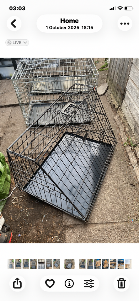 N/New Ellibo Med dog Cage 