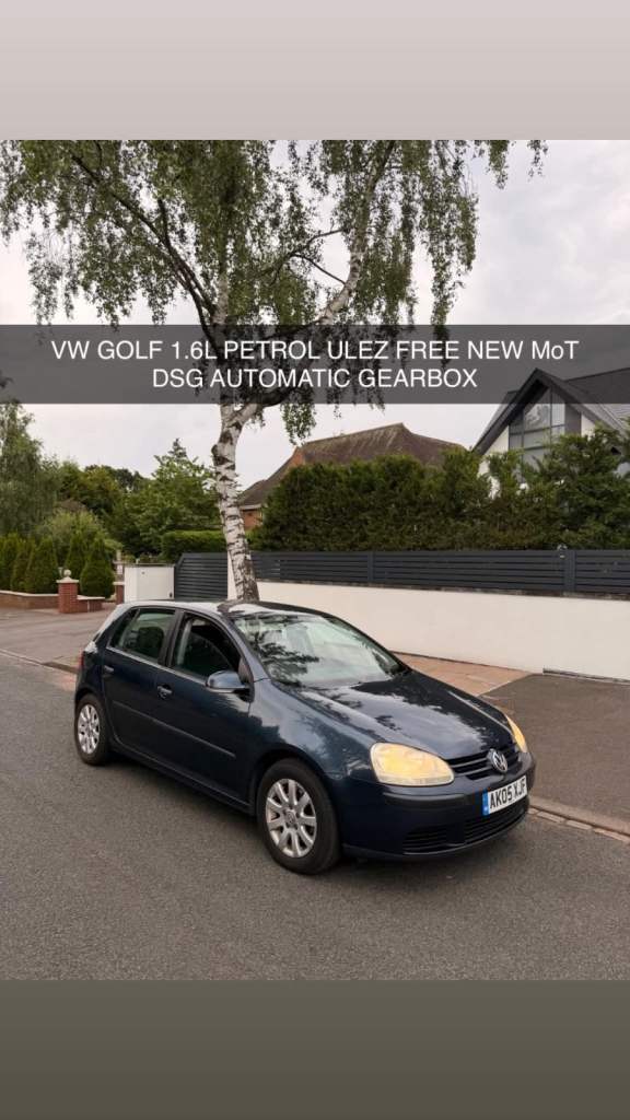 Volkswagen Golf DSG AUTOMATIC 1.6L PETROL NEW MOT 