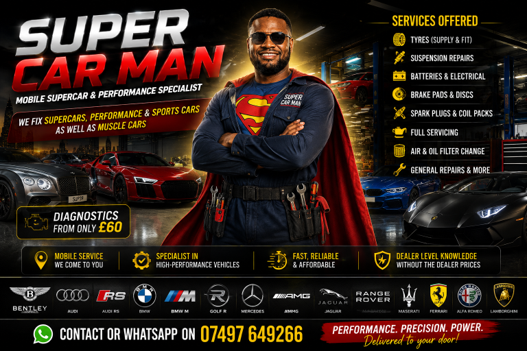Supercar Man - Mobile Specialist