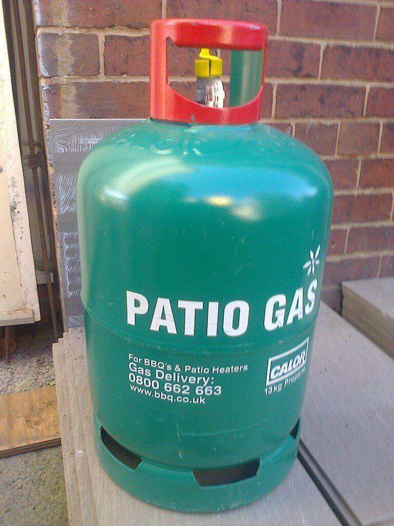 13kg Patio gas bottle, FULL, Refill, an exchange patio bottle required, read description please.