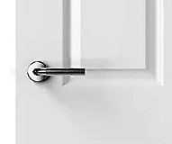1 Pair Serozzetta Trend Fire Rated Lever FIRE DOOR HANDLE Polished Chrome Modern Contemporary