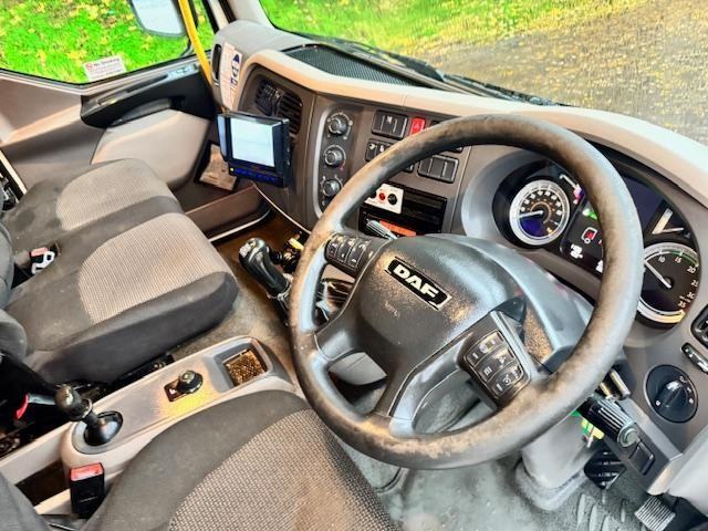 2017 67 DAF LF 180 E6 11ft tipper, front drop side swing lift tar chutes tow bar