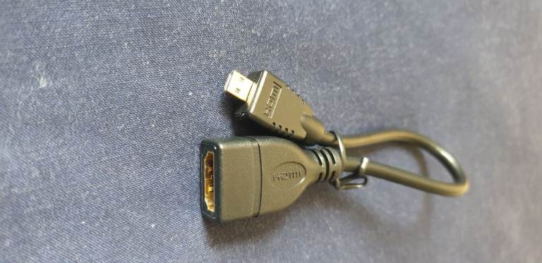New HDMI Female to Micro HDMI Type D Male Adapter Convertor in Gold Plated