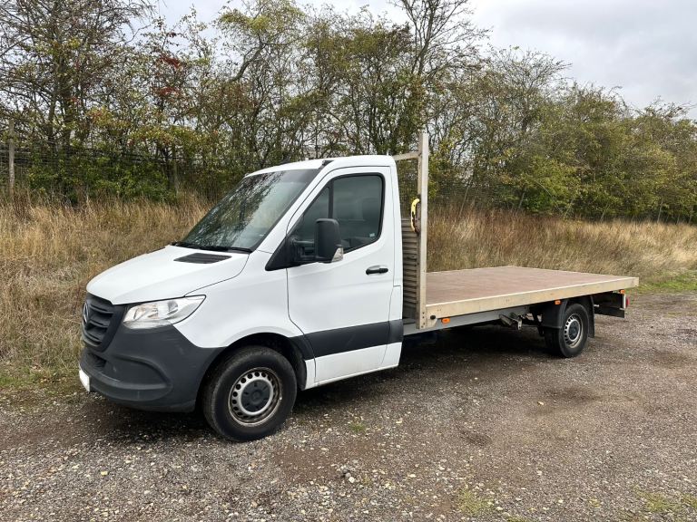 image for MERCEDES SPRINTER 314 DIESEL LWB 2021 21-REG 14FT FLAT TRUCK ***CHOICE OF 8*** EXCELLENT CONDITION