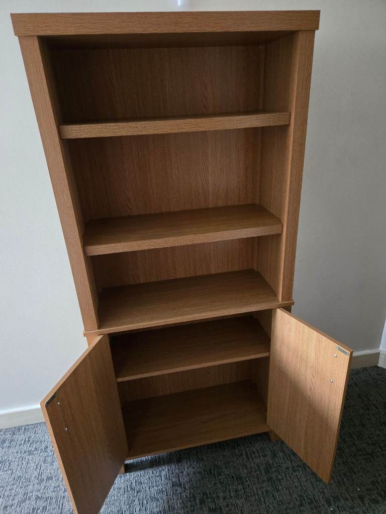 Pine wooden storage cabinet