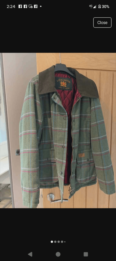 Royal Brooke Shooting/Country Wool Tartan Jacket