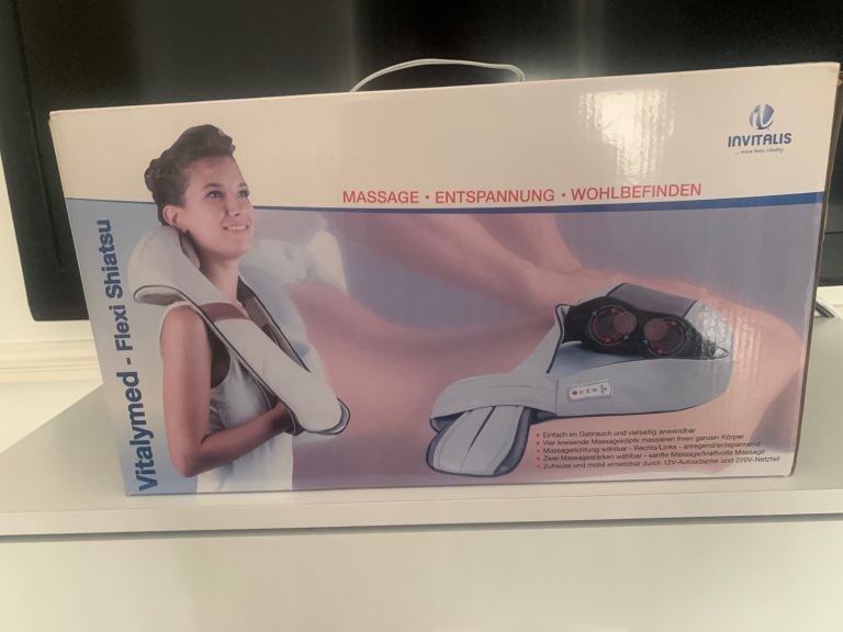 Invitalis Vitalymed Flexi Shiatsu Massager - Brand New in Box