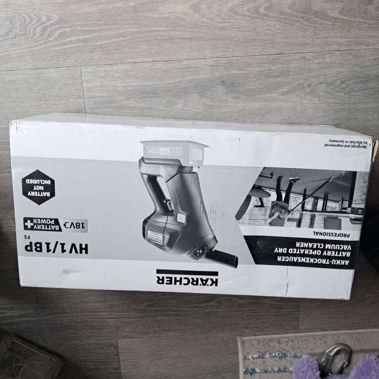 Karcher HV 1/1 BP 18V Battery Dry Vacuum Cleaner – NEW
