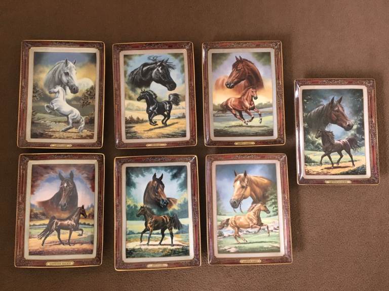 Franklin Mint Horse Breed Plates