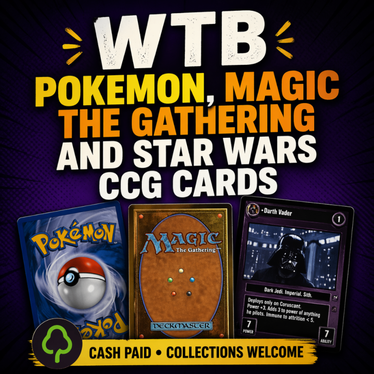 WTB Pokemon, Magic the Gathering and Star Wars CCG cards