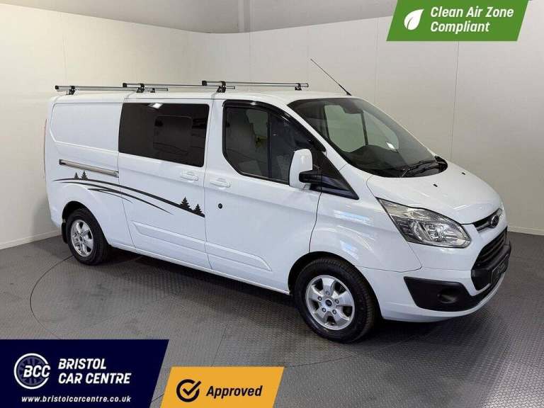 2017 Ford Transit Custom 2.0 TDCi 130ps Low Roof D/Cab Limited Van PANEL VAN DIESEL Manual